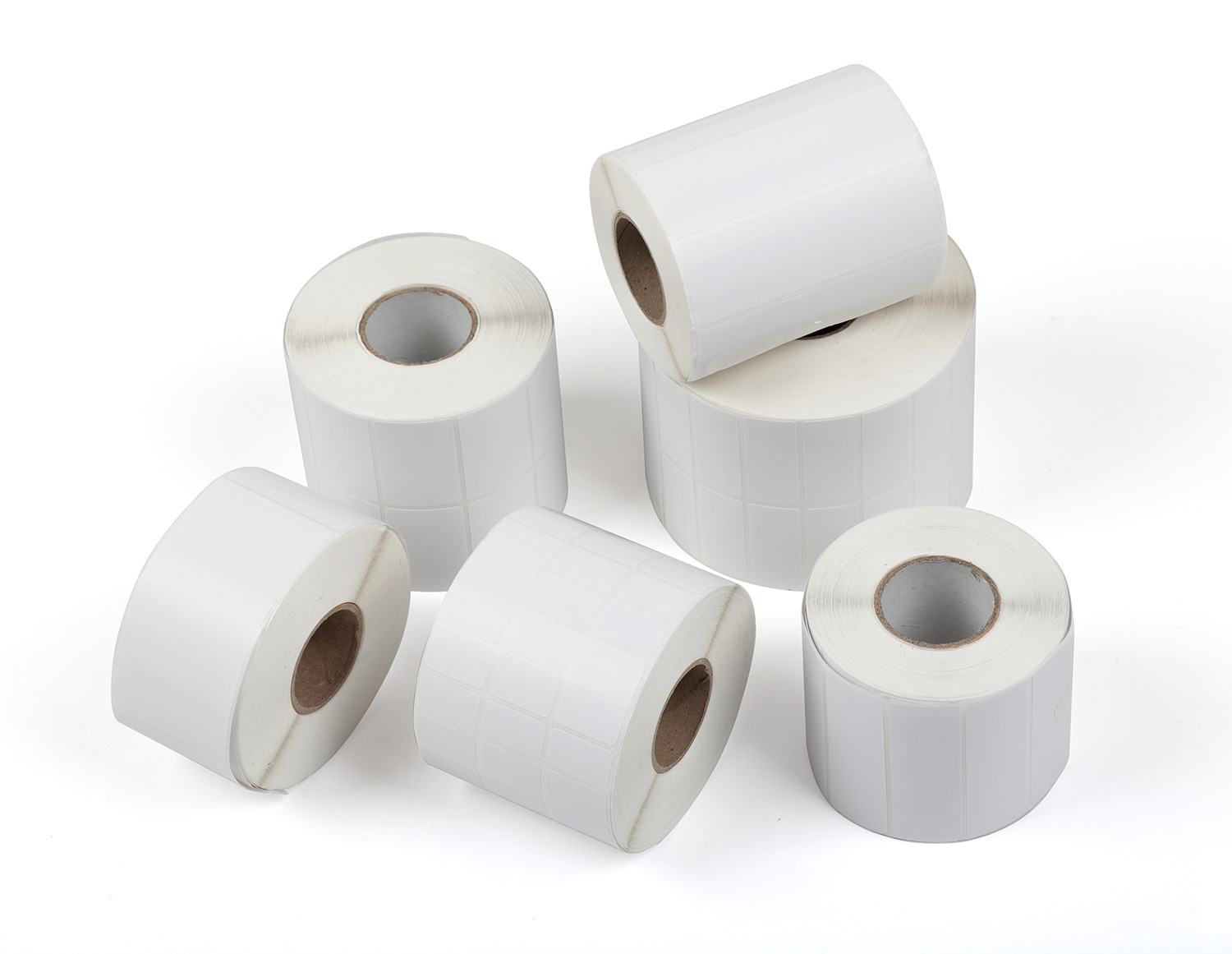 Series of adhesive labels